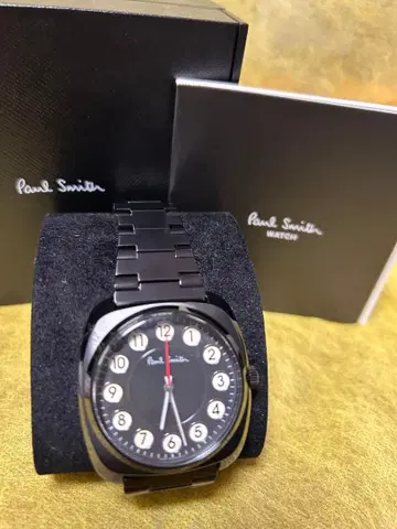 Paul Smith 블랙 아날로그 시계 미우라 하루마 씨