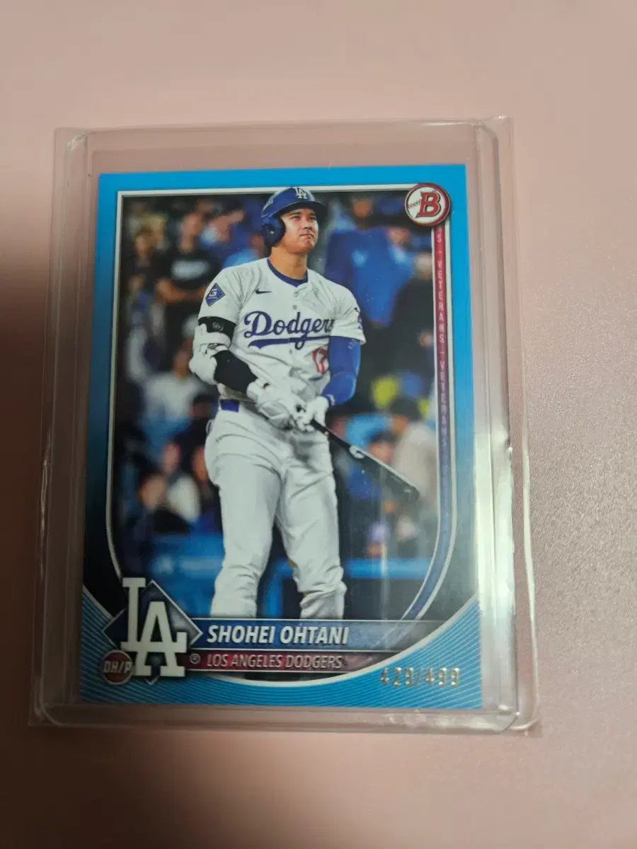 오타니 499장 한정 2025 Bowman Sky blue