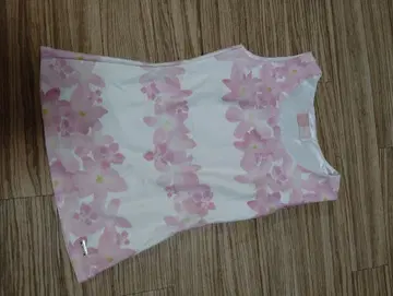 Rady 핑크 꽃무늬 슬리브리스 상의 셋업