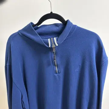 NAUTICA 네이비 하프 지퍼 트레이닝복 XXL