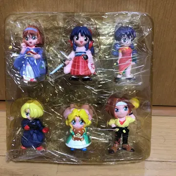 애니메이션 캐릭터 피규어 6개 세트