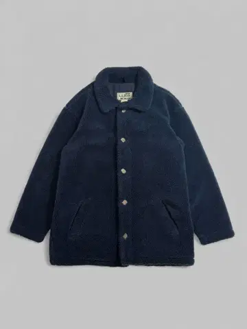 1990's llbean boa fleece coat