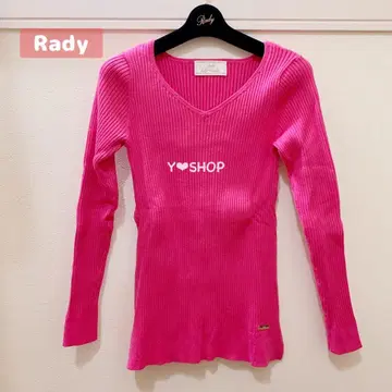 [새상품급] 리브 니트탑 V넥 긴팔 가을 옷 겨울 의류 Rady