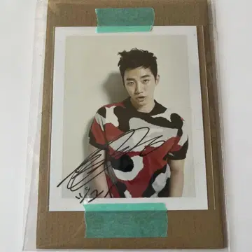 [레어] 2PM 준호 친필 사인 폴라로이드 JUNHO