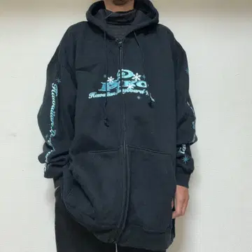 PIKO 피코 프린트 집업 후드티 5L 빅 사이즈 Y2K 00s