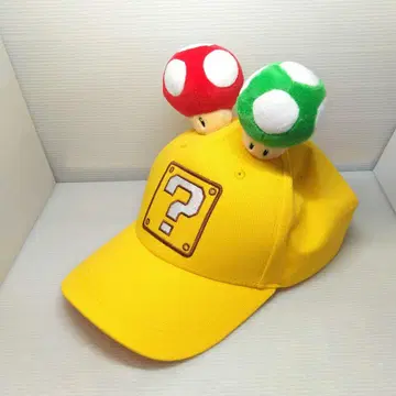 유니버셜 USJ 마리오 닌텐도 버섯 1UP 버섯 캡 모자