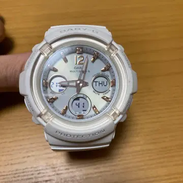 CASIO BABY-G 화이트 손목시계 BGA-2800