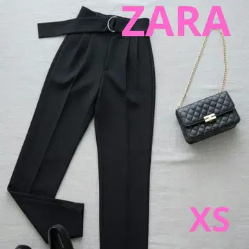 ZARA 슬림 레그 테이퍼드 팬츠 블랙 졸업식 입학식 세레모니 관혼상제