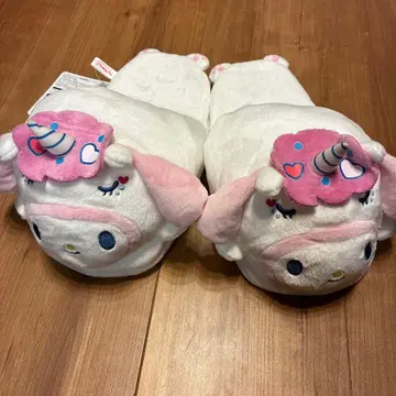슈가후와 카루~셀 봉제 인형 슬리퍼 마이멜로디