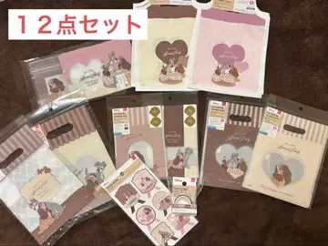 디즈니 101마리 강아지 이야기 레이디 트럼프 다이소 12개 세트