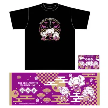 아이돌 마스터 밀리언 라이브! 하나사쿠야 치마돌 T셔츠 & 타월 세트