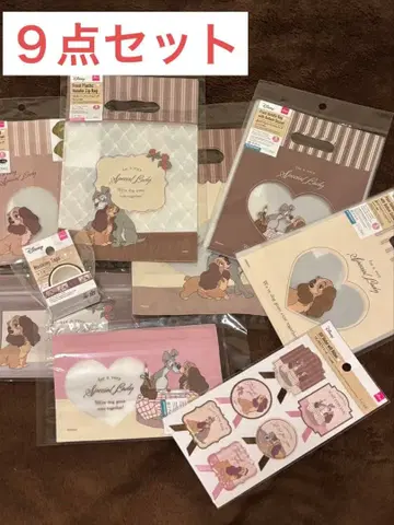 디즈니 101마리 강아지 이야기 레이디 트럼프 다이소 9종 세트