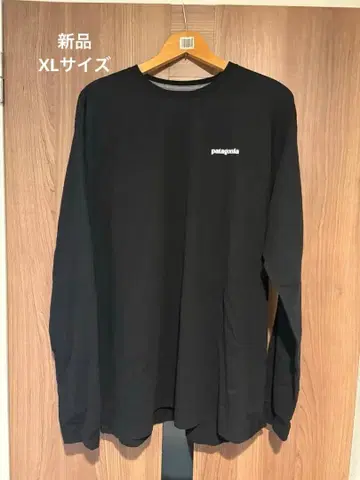 [새상품] 파타고니아 P-6 로고 레스폰서빌리티 블랙 긴팔 XL