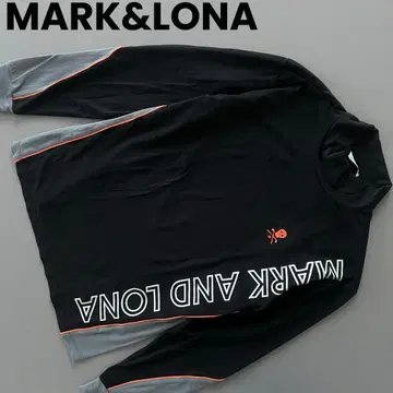 MARK&LONA 마크앤로나 모크넥 긴팔 속기모 로고 46 M
