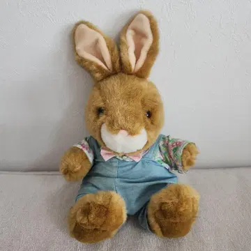 토끼 봉제 인형 레트로!