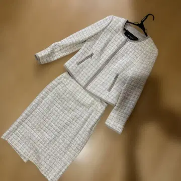 미셸 클라인 포멀 슈트 화이트 38