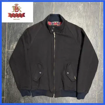 BARACUTA 바라쿠타 G9 해링턴 자켓 캐시미어 M 블랙