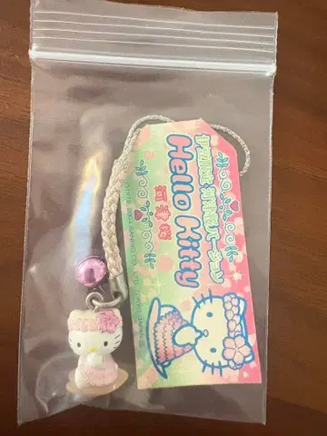 지역 한정 키티 스트랩 이즈 카와즈 벚꽃