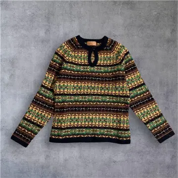 vintage 구제 의류 스웨터 니트 울 100% 레트로