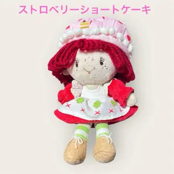 스트로베리 쇼트 케이크 봉제 인형 헬로키티 산리오 레트로