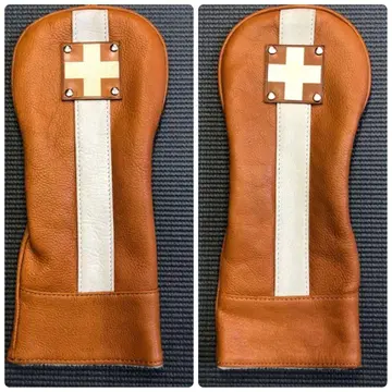 키노쇼칸푸 통가죽 페어웨이 우드 골프헤드커버 2세트