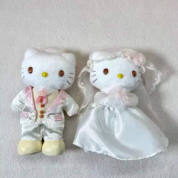 [ 다니엘 & 헬로키티 ] 웨딩 페어 인형 레어템