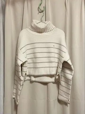 Herlipto StripedTurtleneckKnitPullover