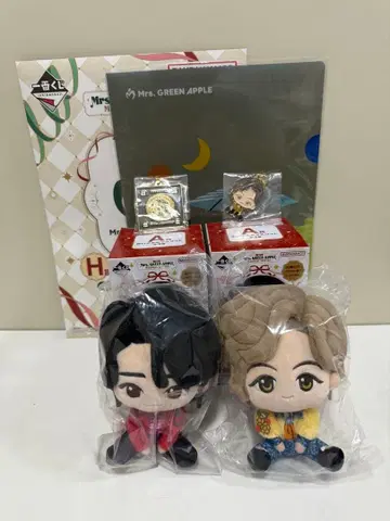 Mrs. GREEN APPLE 미세스 제일복권 A상 봉제 인형 세트