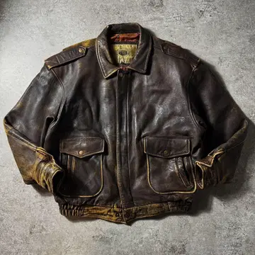 [ 90s ] G-1 A-2 플라이트 가죽 자켓