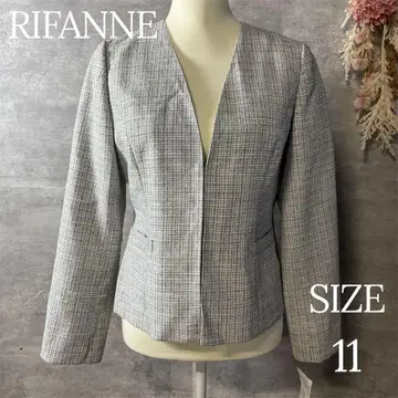 미사용 새상품 RIFANNE 트위드 포멀 자켓 빅 사이즈 11