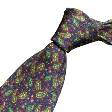[ 새상품급 ] 던힐 최고급 실크 넥타이 페이즐리