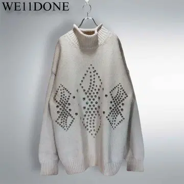 WE11DONE / 21AW HOTFIX IRON ON SWEATER