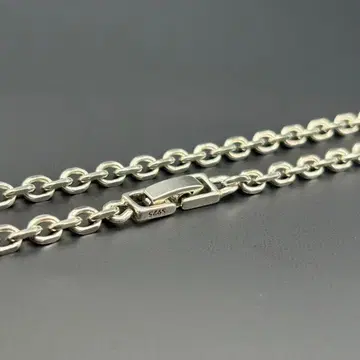 빈티지 실버 925 S925 앵커 체인 목걸이 은