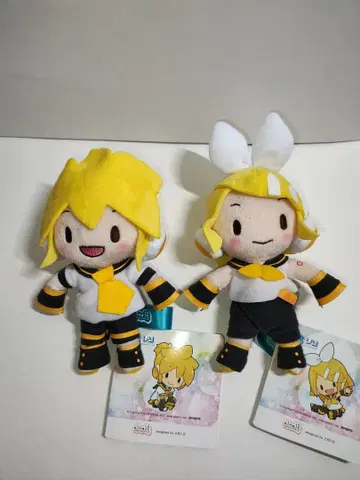 하츠네 미쿠 시리즈 후와푸치 미니 봉제 인형 카가미네 렌 카가미네 렌