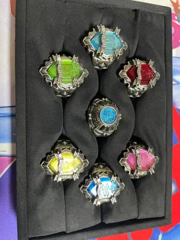 가정교사 히트맨 REBORN! 뉴 본고레 반지 전 7종 세트 컴프