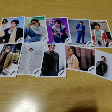 SnowMan 메구로 렌 아이돌 사진 11장 세트