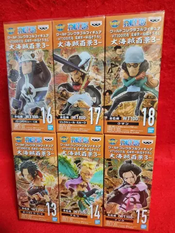 원피스 월콜 월드 컬렉터블 피규어 대해적백경3 전6종