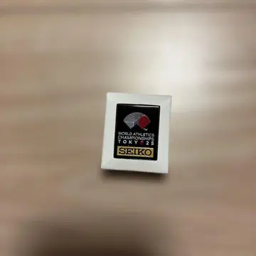 SEIKO 세계 육상 선수권 대회 TOKYO 25 핀 배지