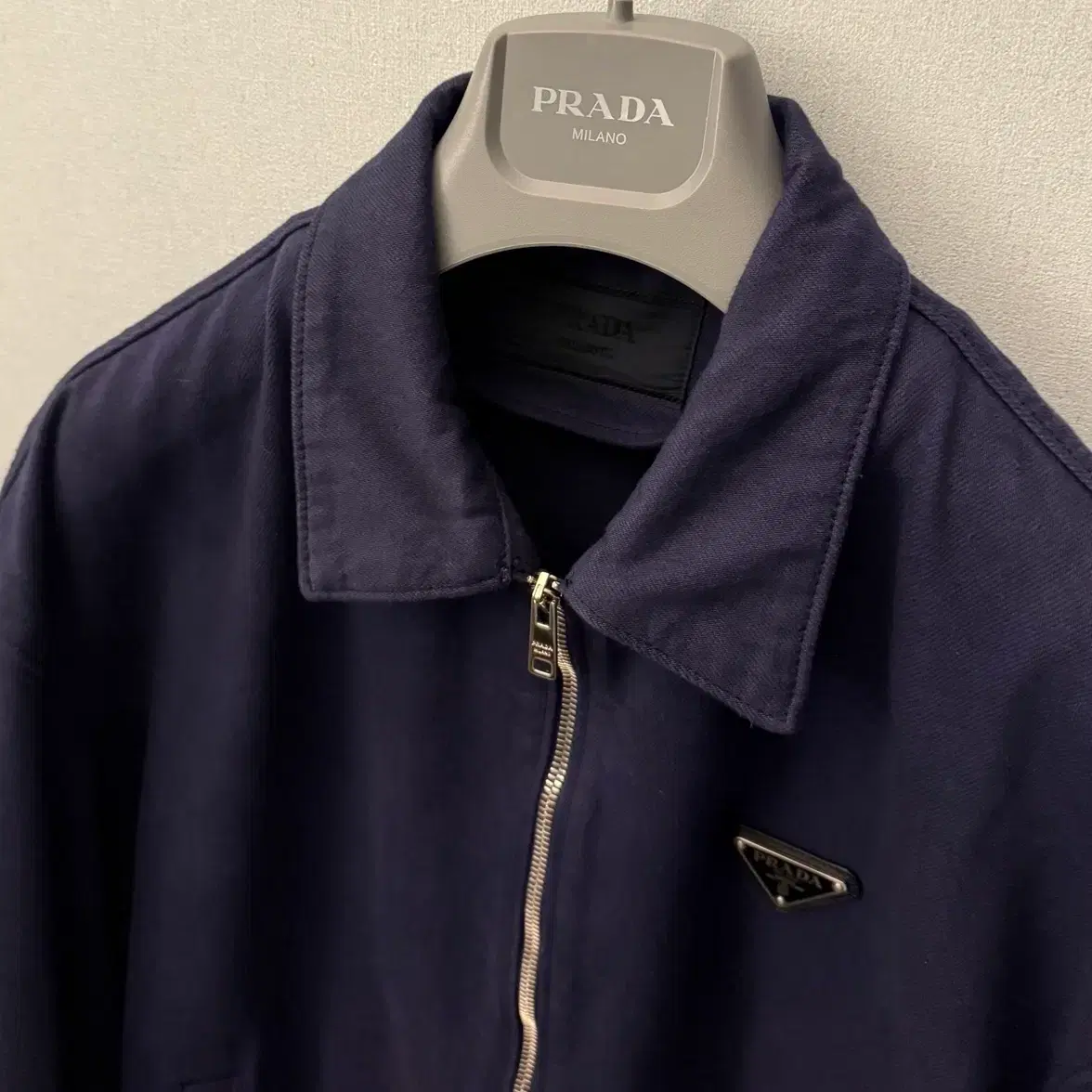Like New, M] 25SS Prada Cotton Denim Blouson Jacket | Bunjang Global