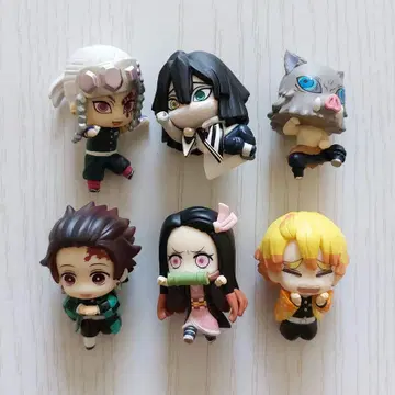 귀멸의 칼날 쪼꼬만 걸이 피규어 쁘띠 텐겐 이구로 탄지로 이노스케 젠이츠