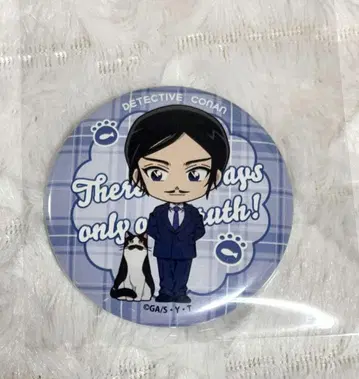 명탐정 코난 SD 고양이 캔뱃지 모로후시 타카아키