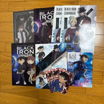 명탐정 코난 블랙 조직 클리어 파일 묶음 판매