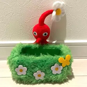 빨간 피크민 소품함 (풀) 수납 박스 PKZ01