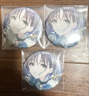 샤니마스 원형 캔뱃지 아사쿠라 토오루 3개