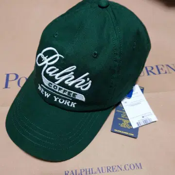 Ralph's Coffee 다크 그린 캡 랄프 로렌 캡