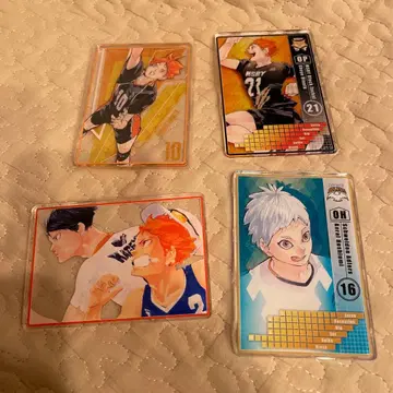 하이큐 스탯 카드 히나타 카게야마 호시우미 묶음 판매