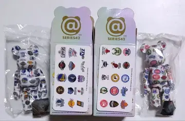 베어브릭 42 히어로 2체 세트 NBA