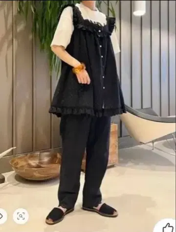 빔즈 보이 전체 레이스 컷 워크 팬츠 사이즈 1