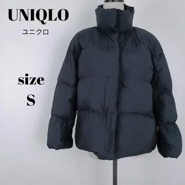 [ a2191 ] 유니클로 파우더 소프트 다운 자켓 S 블랙