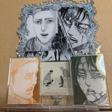 진격의 거인 아니크 디오라마 아크릴 스탠드 리바이 엘빈